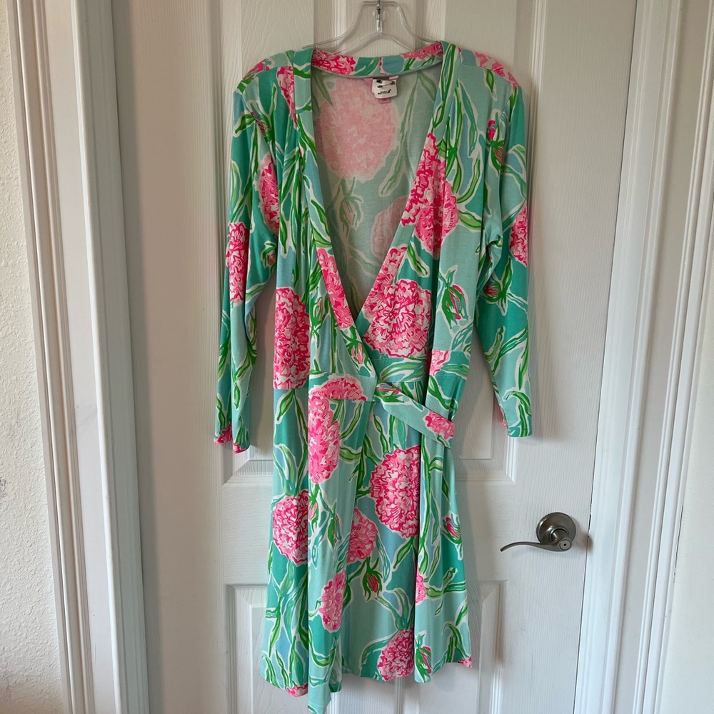 Gorgeous Lilly Pulitzer wrap dress. EUC.